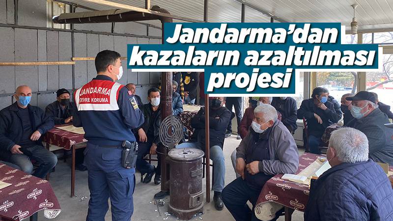 Jandarma’dan kazaların azaltılması projesi 