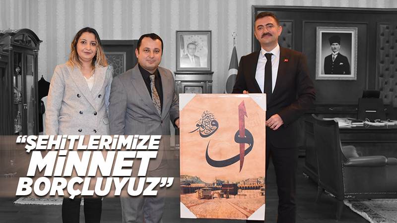 Şehitlerimize minnet borçluyuz 