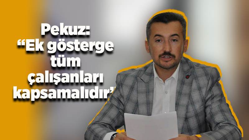 Ek gösterge tüm çalışanları kapsamalı