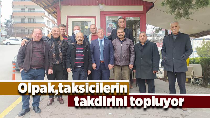 Olpak, taksicilerin takdirini  topluyor 