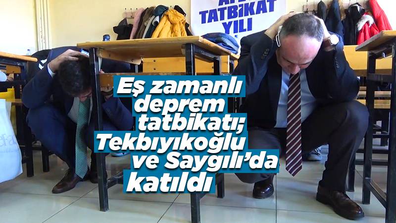 Kırıkkale’deki okullarda eş zamanlı deprem tatbikatı