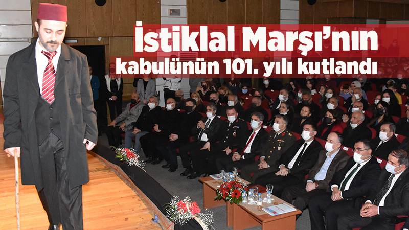 İstiklal Marşı'nın kabulünün 101. yılı kutlandı