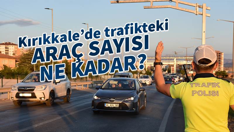 69 bin 704 trafiğe kayıtlı araç var 