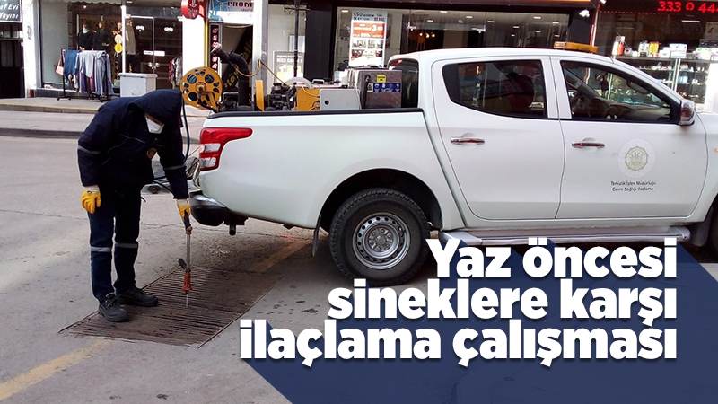 Kırıkkale’de yaz öncesi ilaçlama