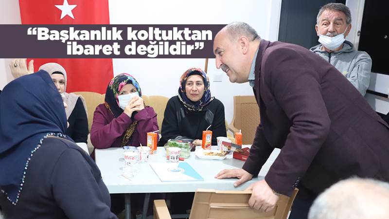 Türkyılmaz, “Başkanlık koltuktan ibaret değildir”