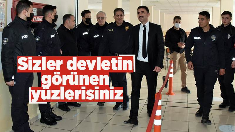 Sizler devletin görünen yüzlerisiniz 