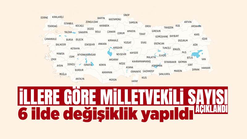 YSK, illerin milletvekili sayılarını belirledi