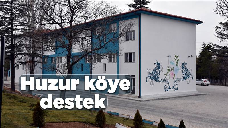 Halter Federasyonu’ndan Huzur Köy’e destek 