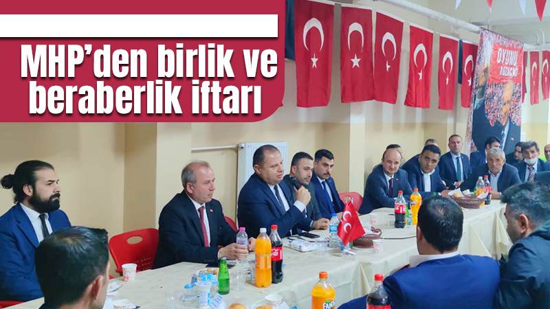 Hacılar’da birlik ve beraberlik iftarı 