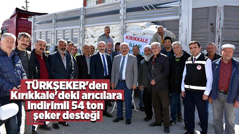 TÜRKŞEKER'den arıcılara indirimli 54 ton şeker desteği