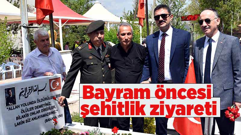 Bayram öncesi şehitlik ziyareti 