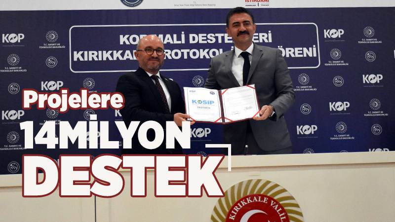 Projelere büyük destek 