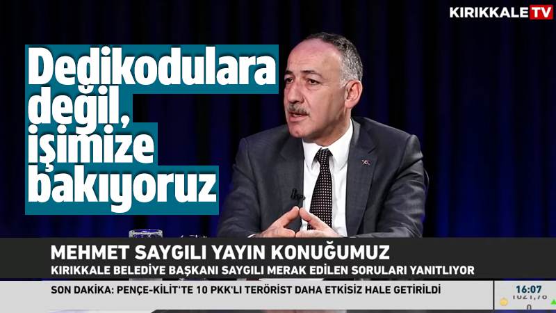 Dedikodulara değil, işimize bakıyoruz 