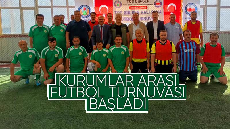 Futbol turnuvası başladı 