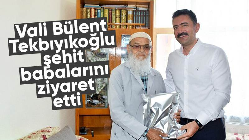 Babalara anlamlı ziyaret 