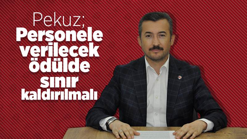 Ödülde sınır kaldırılmalıdır