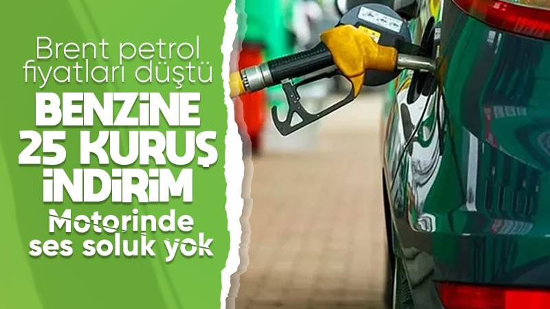 Benzine 25 kuruşluk indirim