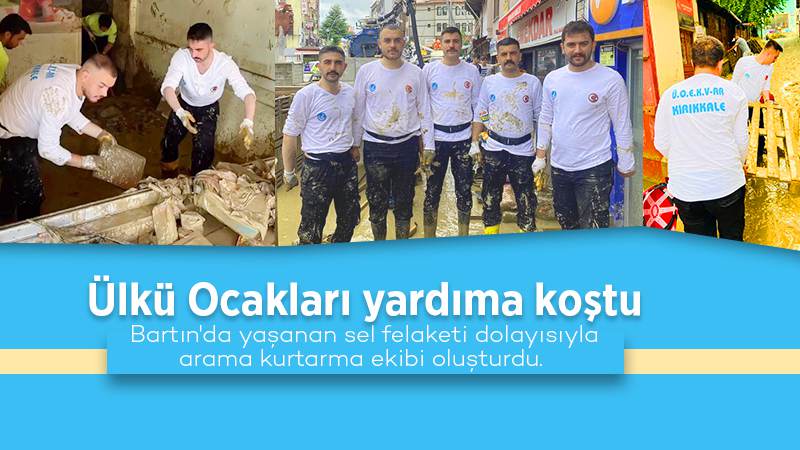 Ülkü Ocakları yardıma koştu