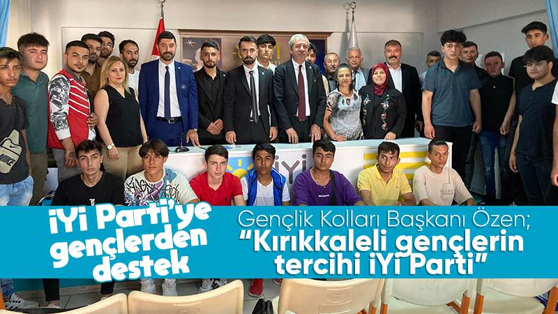 İYİ Parti’ye gençlerden destek 