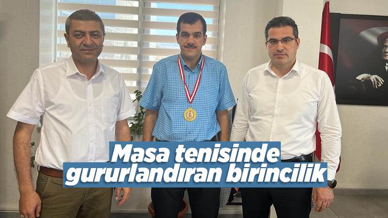 Masa tenisinde gururlandıran şampiyonluk 