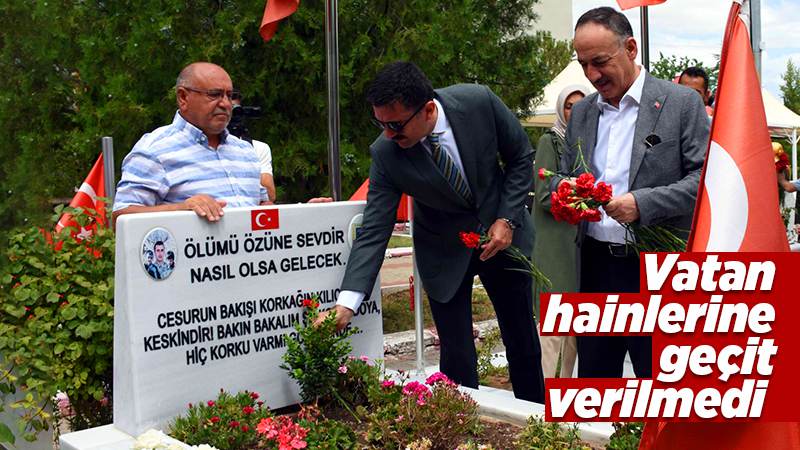 Vatan hainlerine geçit verilmedi 