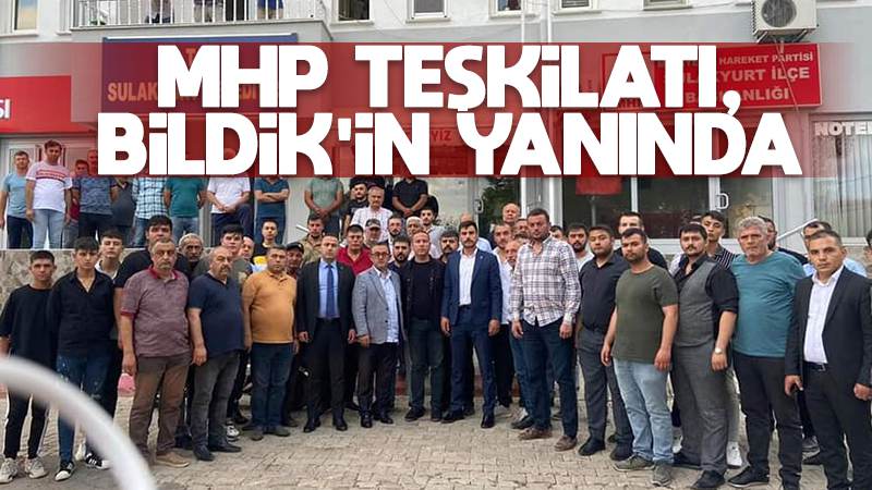 MHP teşkilatı, Bildik’in yanında