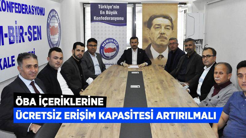 ÖBA içeriklerine ücretsiz erişim kapasitesi artırılmalı