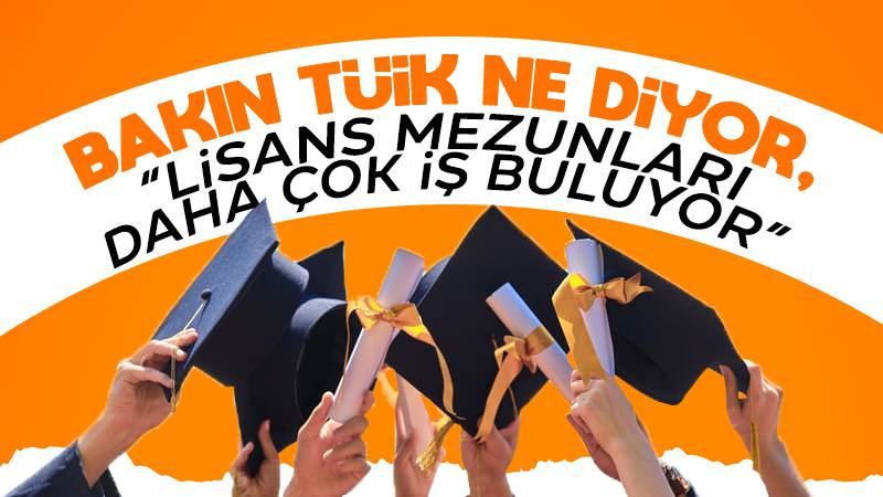 Lisans mezunları daha çok iş buluyor  