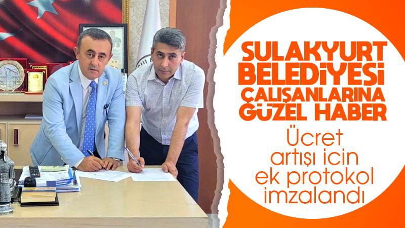 Sulakyurt Belediyesi çalışanlarına ek protokol