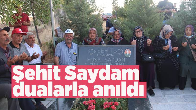 Şehit Saydam, dualarla kabri başında anıldı 