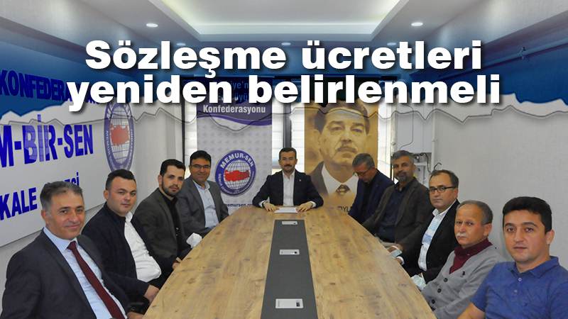 Sözleşme ücretleri yeniden belirlenmeli 