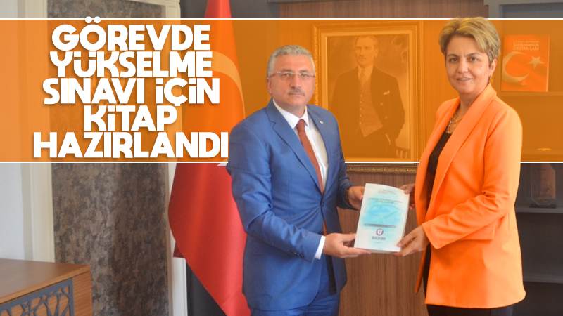 Görevde yükselme sınavı için kitap hazırlandı