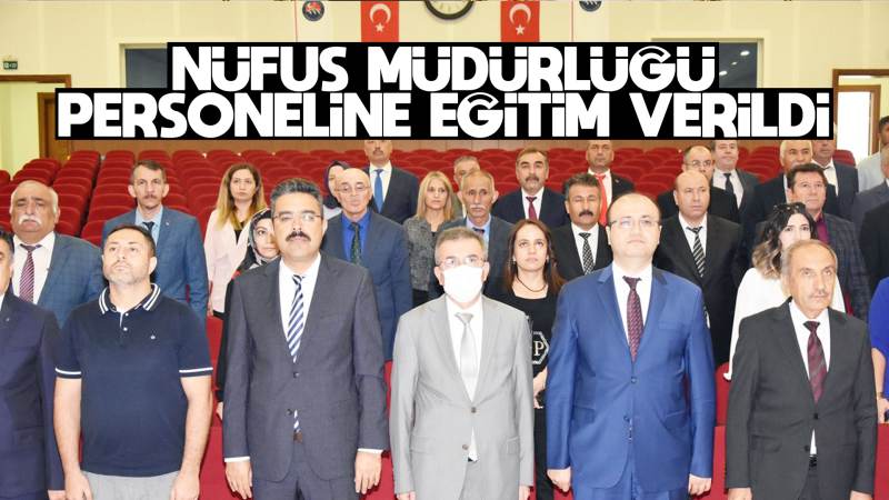 Nüfus personeline eğitim 