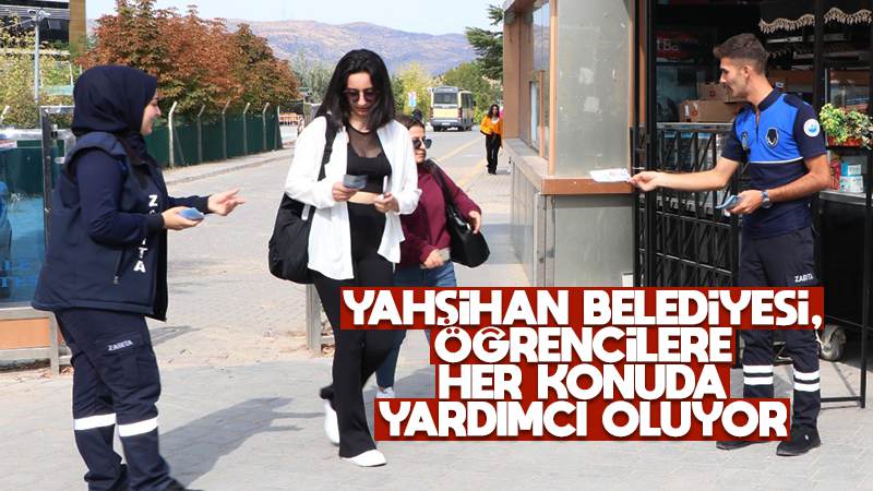 Yahşihan Belediyesi öğrencilerin yanında