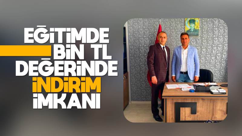 Eğitimde bin TL değerinde indirim imkanı 