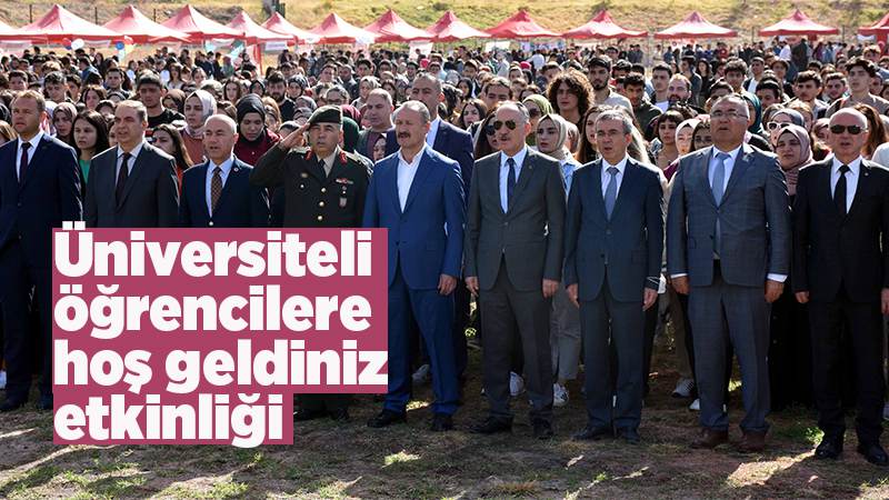 Kırıkkale Üniversitesinden öğrencilere "hoş geldiniz" etkinliği