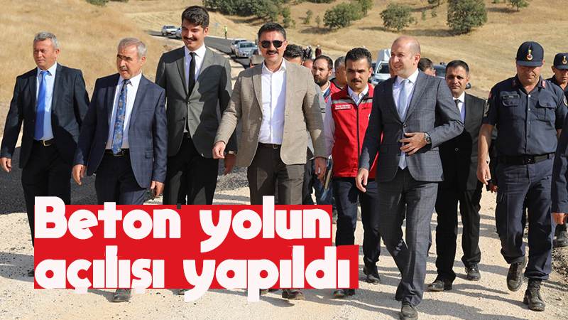 Sulakyurt’ta beton yollar vatandaşın hizmetinde 