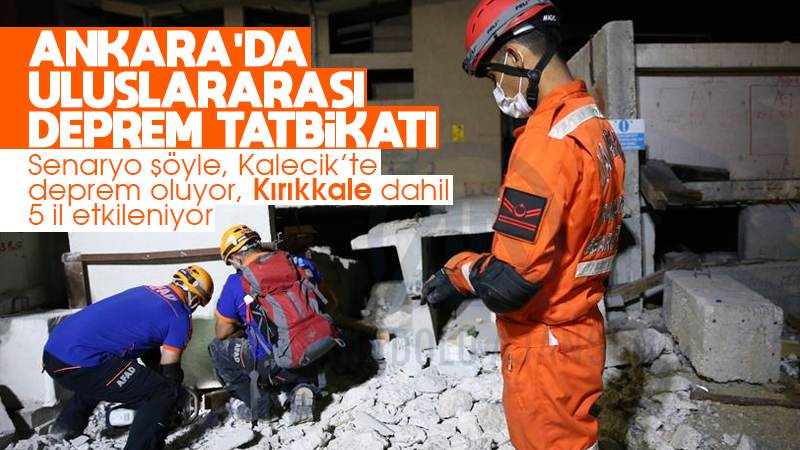 BM ve AFAD’dan deprem tatbikatı: Kırıkkale'de tatbikatın içerisinde 