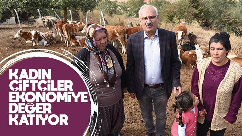 Kadın çiftçiler, ekonomiye değer katıyor 