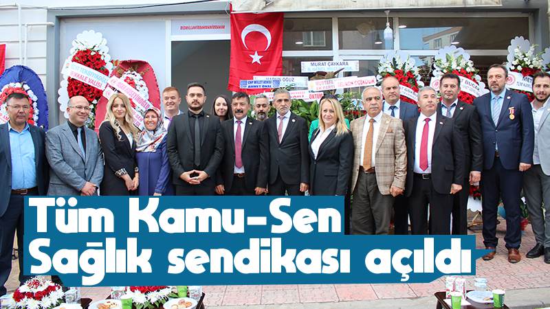 Tüm Kamu-Sen Sağlık Kırıkkale Şubesi açıldı 