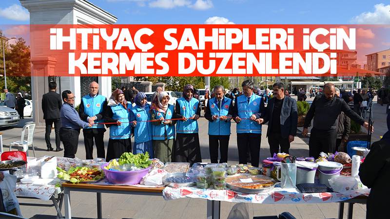 İhtiyaç sahipleri için kermes düzenlendi