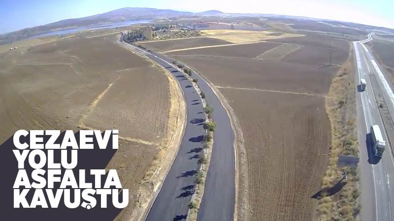 Hacılar cezaevi yolu asfalta kavuştu 