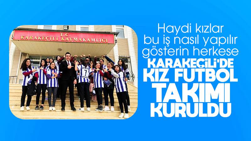 Geleceğin kız futbolcuları sahaya çıkıyor 