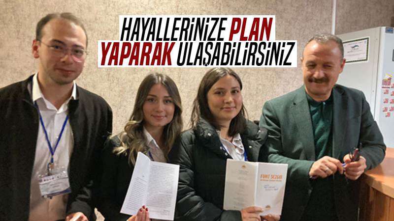 Aslan: “Hayallerinize plan yaparak ulaşabilirsiniz”