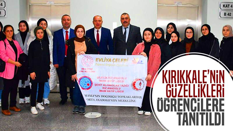 Kırıkkale’nin güzellikleri öğrencilere tanıtıldı 