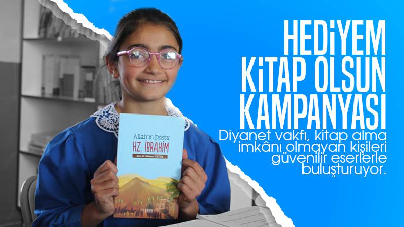 Hediyem kitap olsun kampanyası 