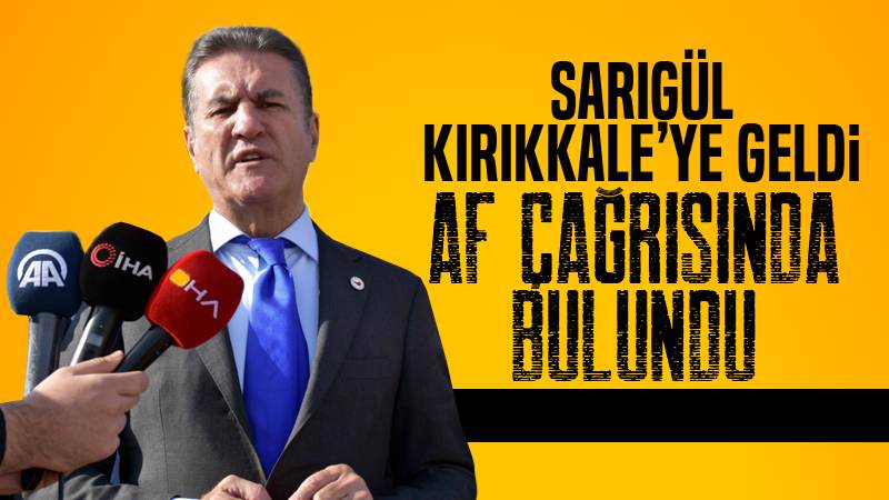 Sarıgül’den af çağrısı!