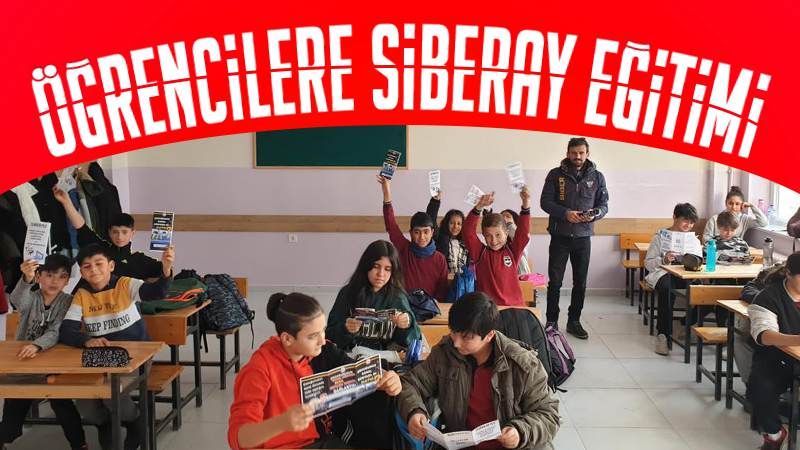 Öğrencilere SİBERAY eğitimi