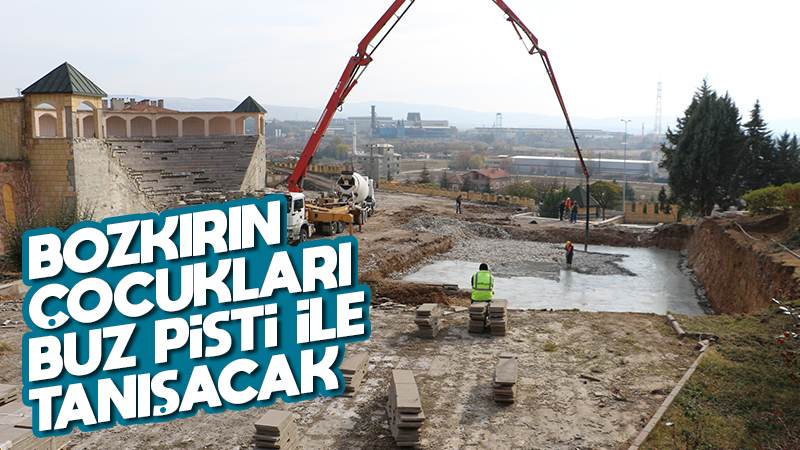 Bozkırın çocukları buz pistiyle tanışacak