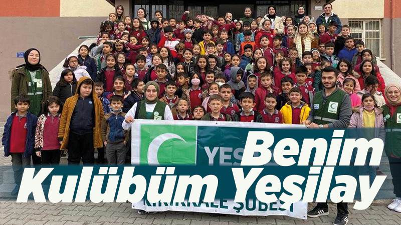 Benim Kulübüm Yeşilay" projesi ile 585 öğrenciye ulaşıldı